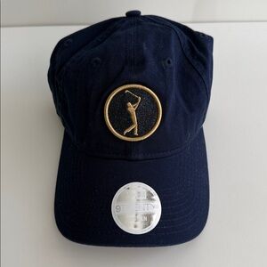 PGA Tour Navy and Gold Cap